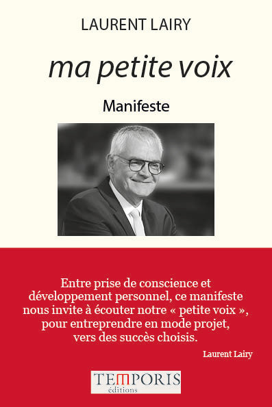 Couverture du livre ma petite voix de Laurent Lairy, Éditions Temporis