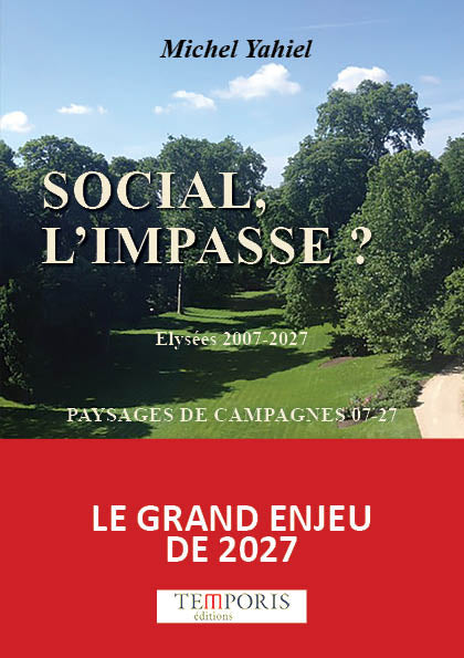 1ere de couverture du livre Social, l'Impasse de Michel Yahiel, aux Editions Temporis