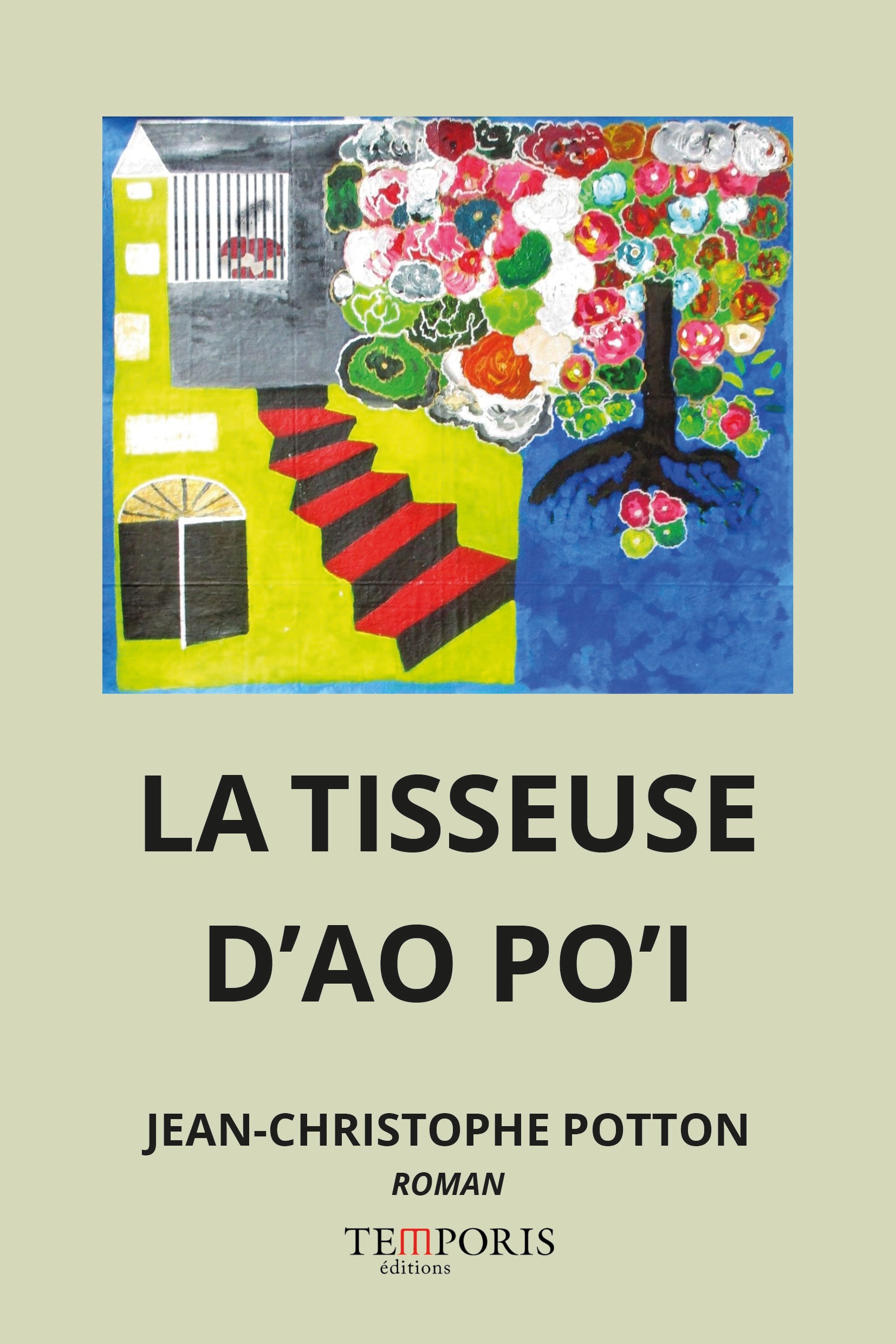 Couverture du livre la tisseuse d'Ao Po'i de jean-Christophe Potton, Editions Temporis