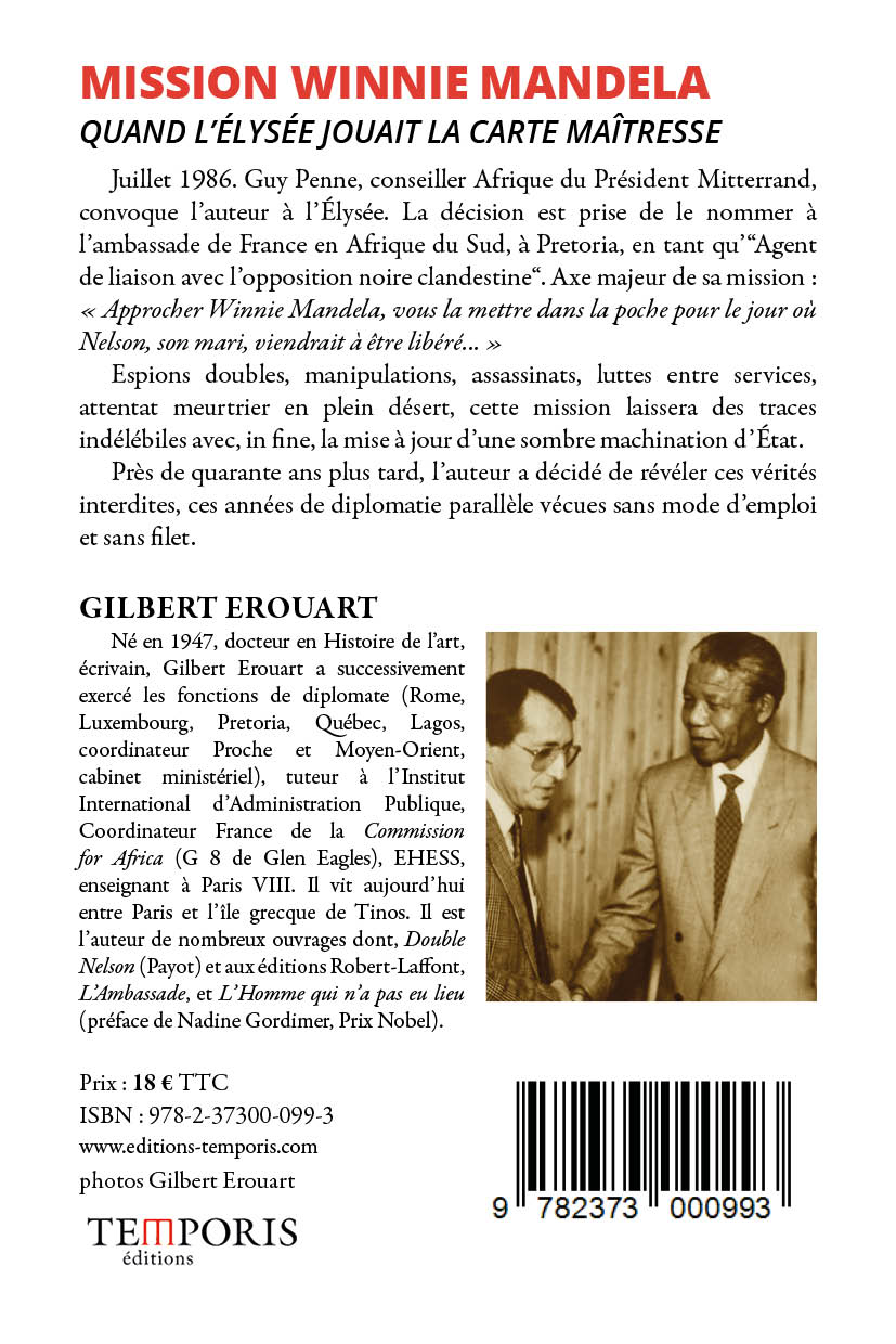 4e de couverture du livre Mission Winnie Mandela