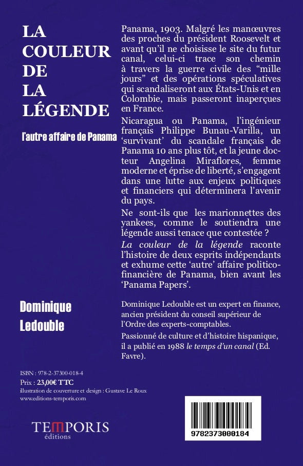 4e de couverture du livre la couleur de la légende de Dominique Ledouble