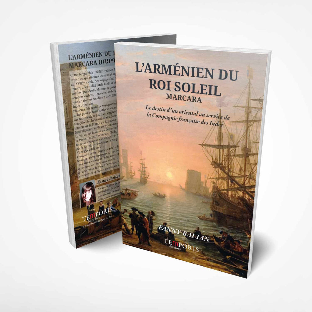 Visuel de la couverture du livre l'Arménien du Roi Soleil de Fanny Balian, Éditions Temporis