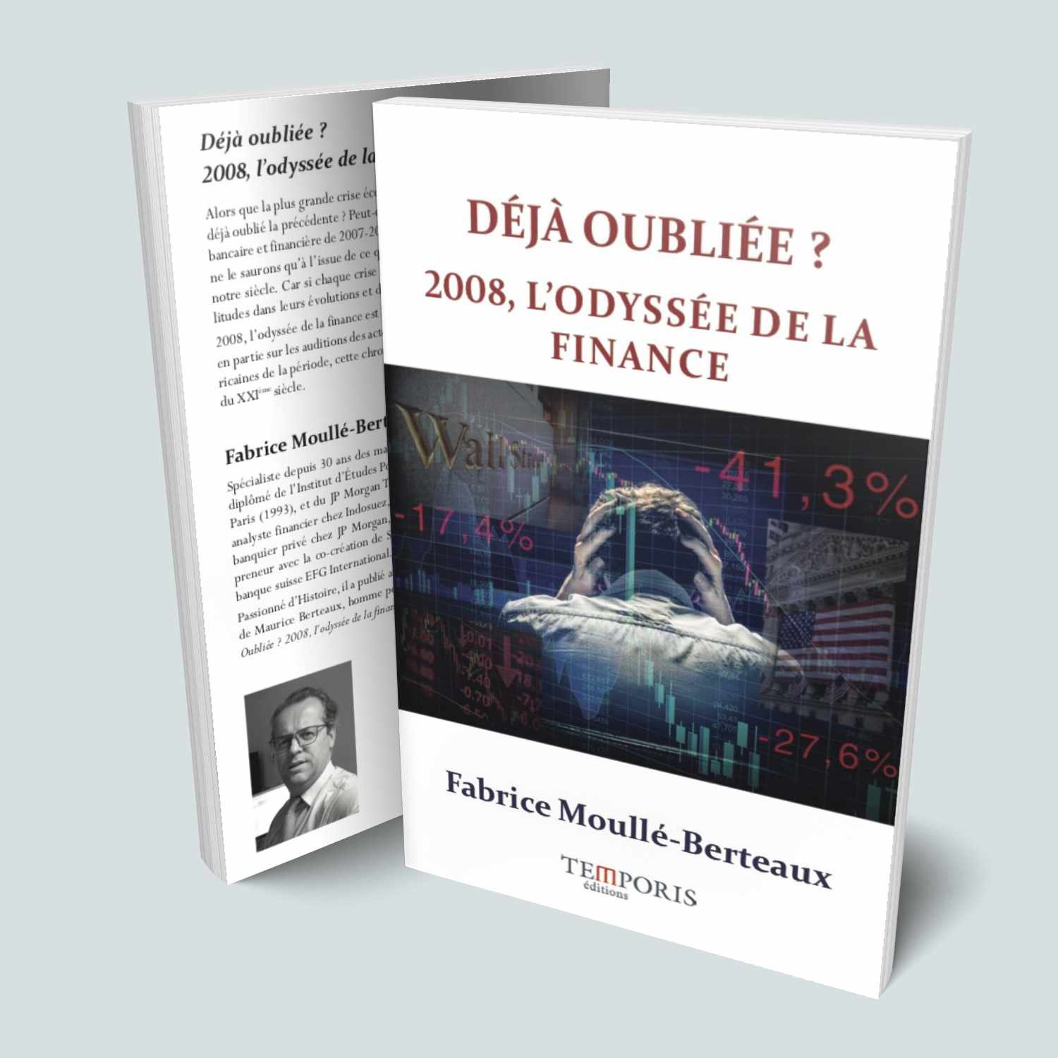 Visuel de la couverture du livre déjà oubliée ? de Fabrice Moullé-Berteaux, Editions Temporis