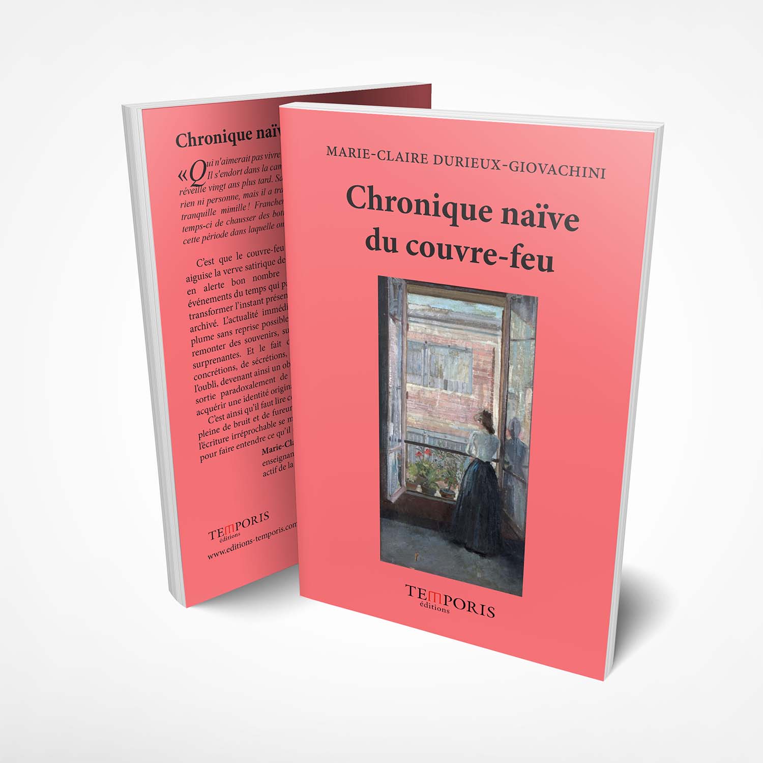 visuel de la Couverture du livre Chronique naïve du couvre feu de Marie-Claire Durieux-Giovachini