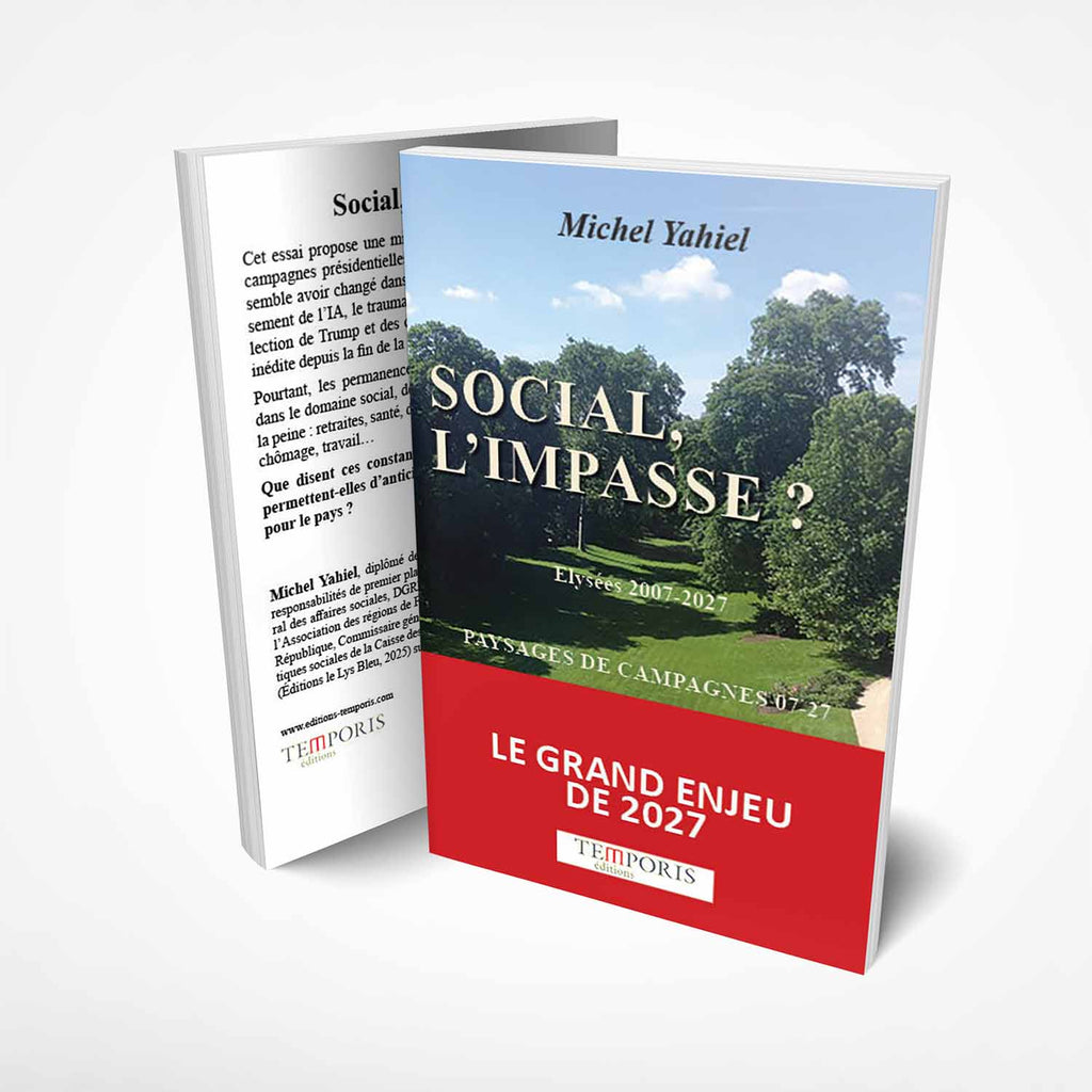 VIsuel de la couverture du livre SOcial, l'Impasse de Michel Yahiel, aux Editions Temporis