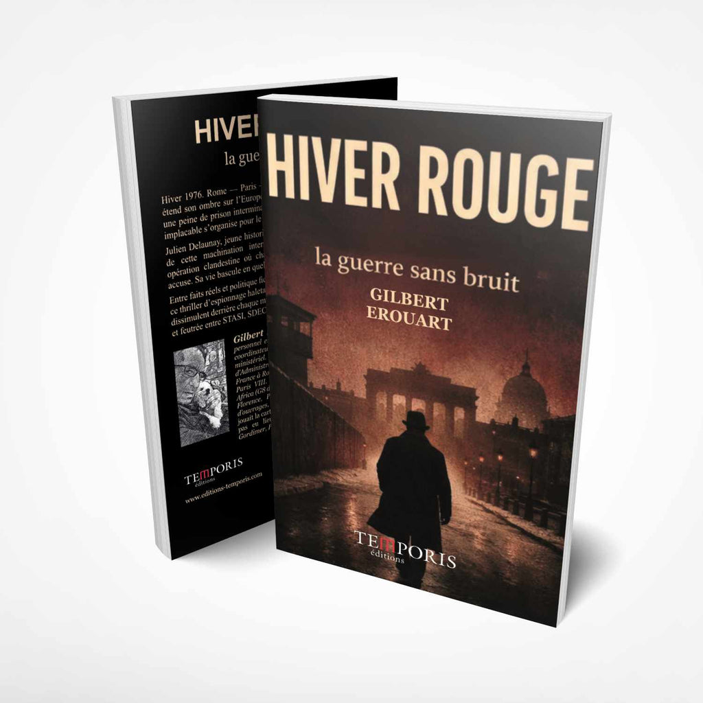 visuel de la couverture du livre hiver rouge de Gilbert Erouart , Éditions Temporis