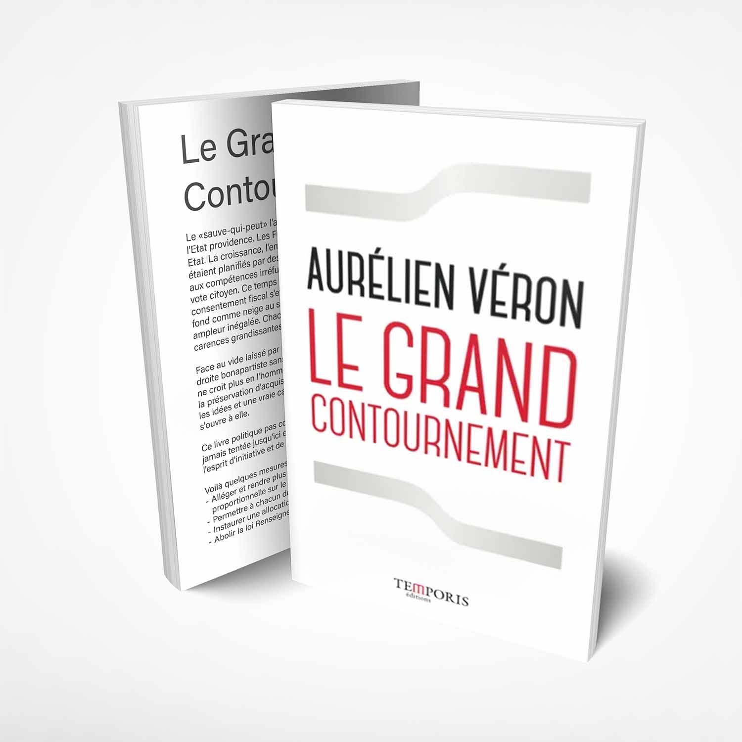Visuel de la couverture du livre le grand contournement d'Aurélien Véron